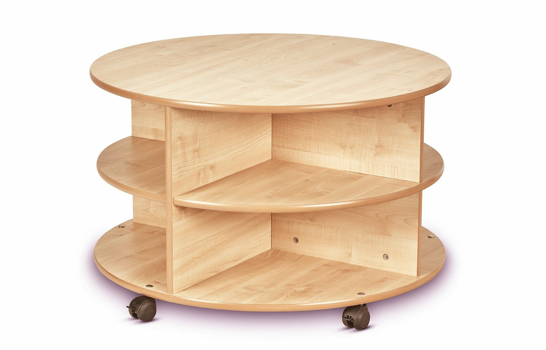 Double Tier Mobile Circular Storage Unit