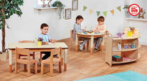 Medium Rectangular Table Height Adjustable
