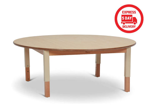 Large Circular Table Height Adjustable