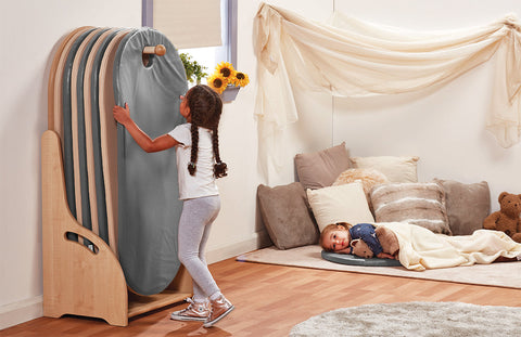 Slumberstore Freestanding Unit with Grey/Cream Mats