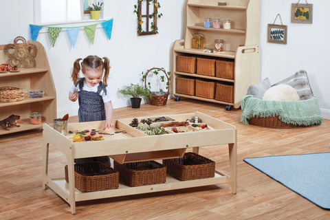 Investigative Play Table with 4 Baskets