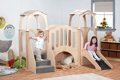 Hide ‘n’ Slide Kinder Gym with Roof