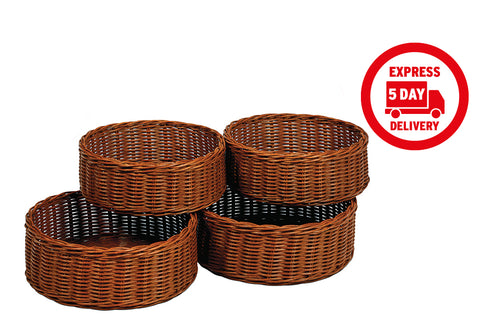 Set of 4 Round Baskets
