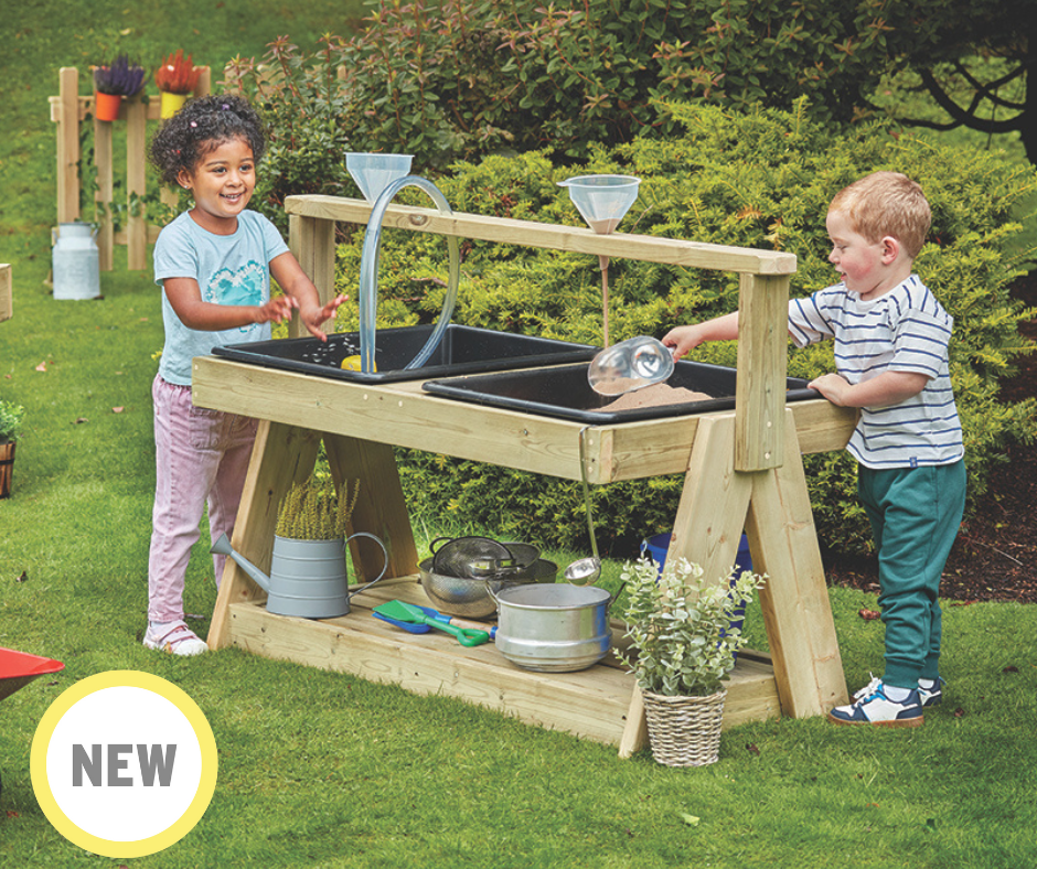 Toddler Double Sand and Water Station