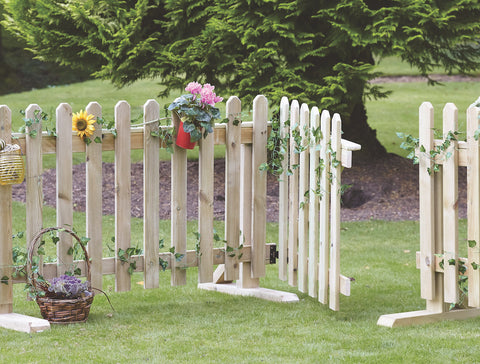 Movable Fence Panel Divider with Gate