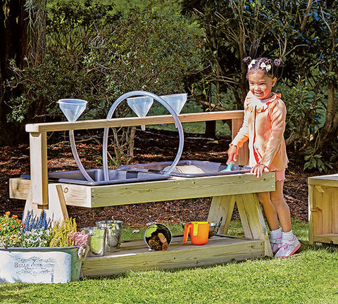 Toddler Double Sand and Water Station