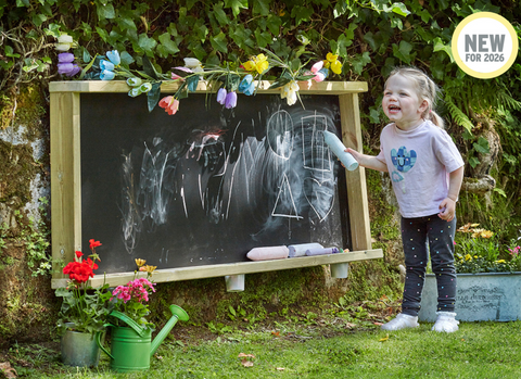 Wall-Mounted Chalkboard - Wide