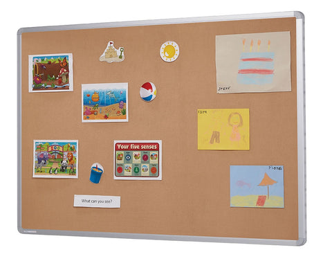 FlameShield Aluminium Framed Display Board - Natural