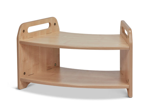 Low 45° Open Sweep Shelving Unit (W750mm)