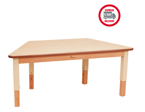 Trapezoid Table Height Adjustable