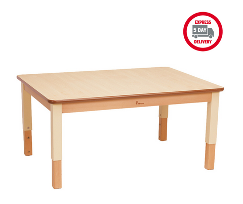 Small Rectangular Table Height Adjustable