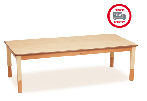 Large Rectangular Table Height Adjustable