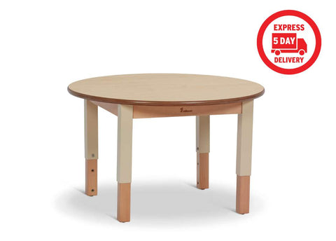 Smal Circular Table Height Adjustable