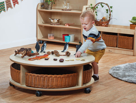 Single Tier Mobile Circular Storage Unit