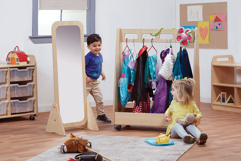 Basic Dressing up Trolley plus Freestanding Mirror