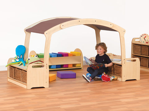 Low-Level Den Cave Set - Taupe Roof