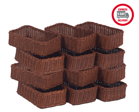 Set of 12 Small Baskets
