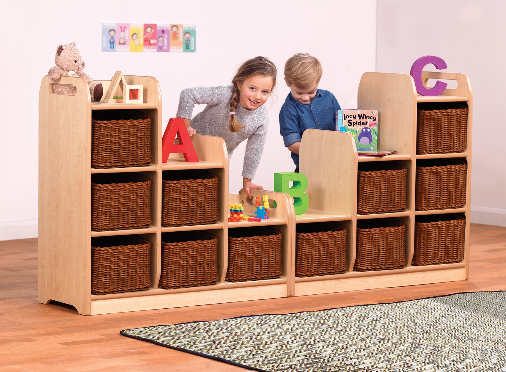 Step Storage Hand Stepped Storage Left Hand