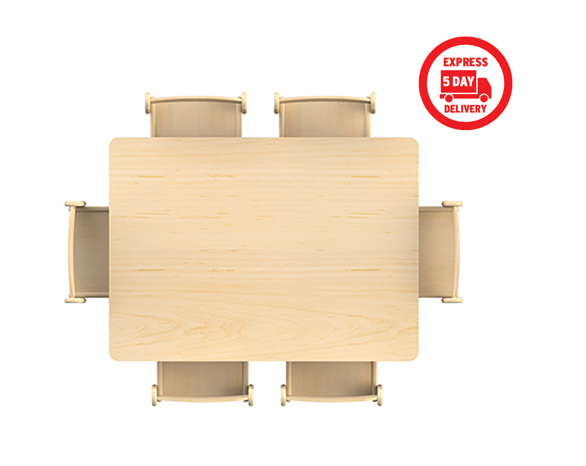 Small Rectangular Table by Millhouse