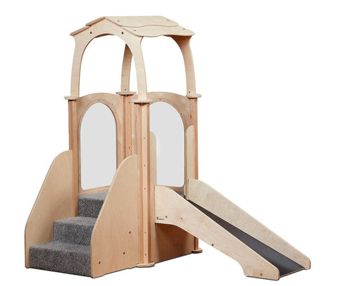 Step ‘n’ Slide Kinder Gym with Roof