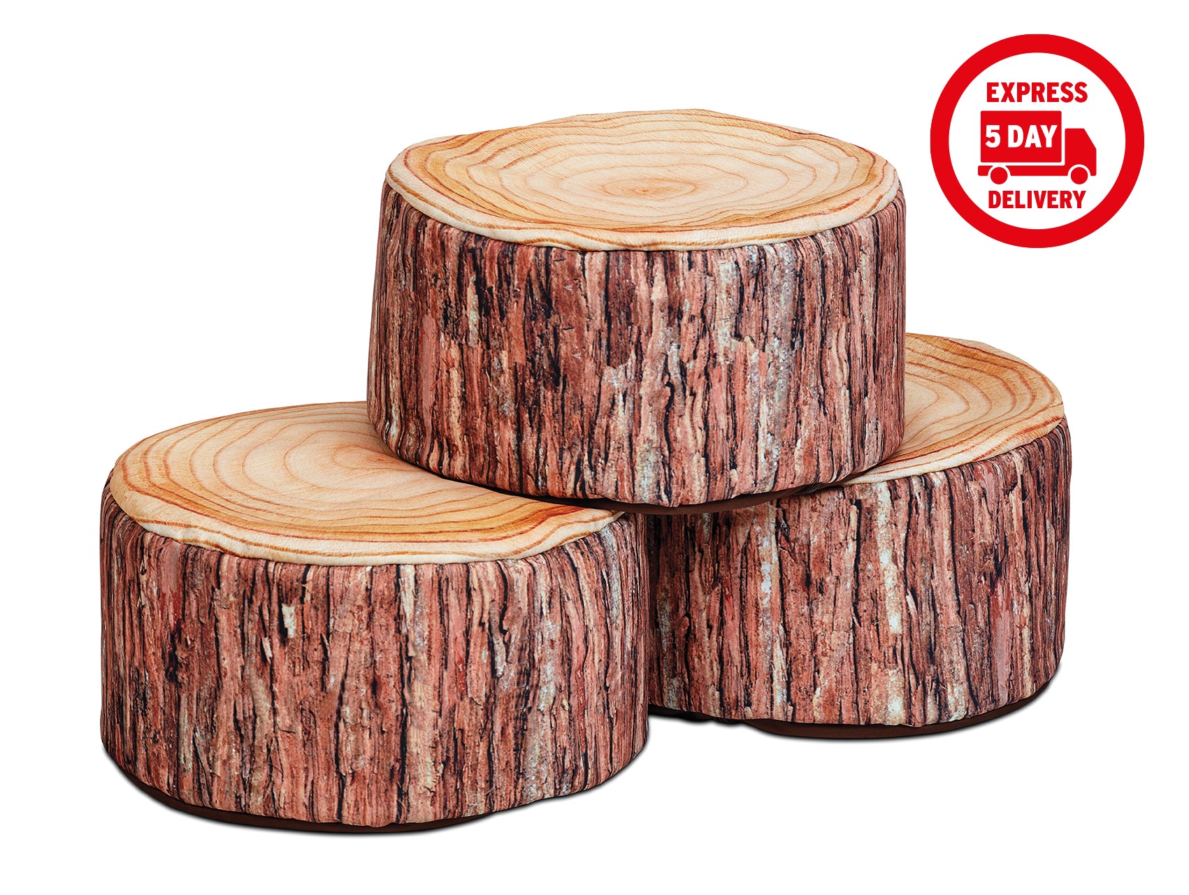 Small Log Seat (set of 3) by Millhouse