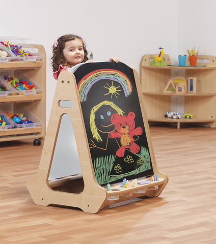 Double-Sided 2 Station Easel